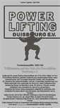 Mobile Screenshot of powerlifting-duisburg.de