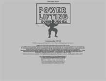 Tablet Screenshot of powerlifting-duisburg.de